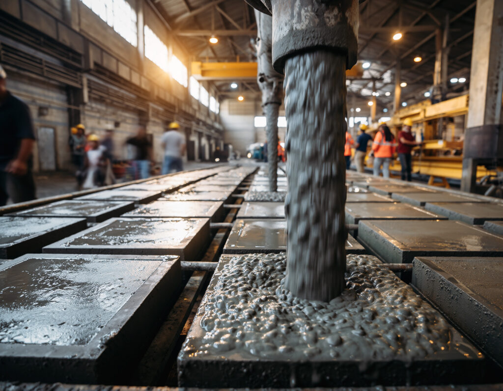 belysningskrav för gjuteri